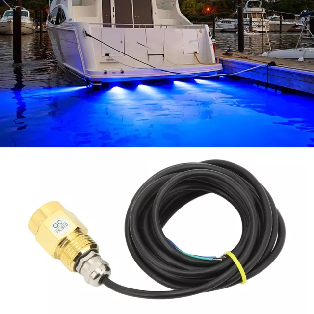 HOT Boat Drain Plug Light 12V 24V IP68 Waterproof LED Underwater Drainage Lamp