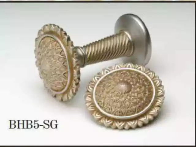 TRAX Decorative Drapery Hold backs Curtain Tieback Holders Hardware Flower Gold