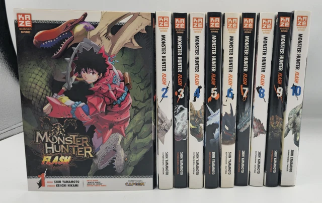MANGAS INTÉGRALE MONSTER HUNTER FLASH (10 Tomes) EUR 90,00 - PicClick FR