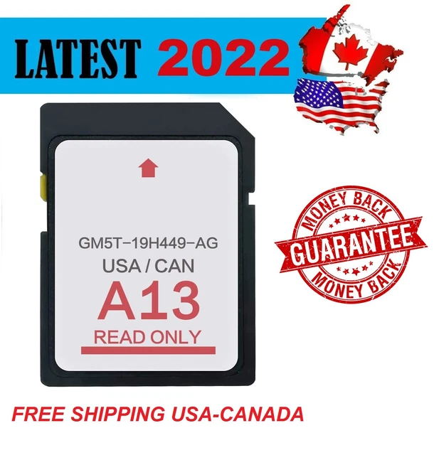 U.S. AND CANADA Sync Navigation System Map Update Version A13 (Gm5T