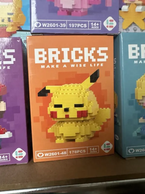 Nano blocs de construction Bricks, Pokémon Pikachu