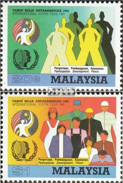 Malesia 302-303 (completa Edizione) nuovo linguellato