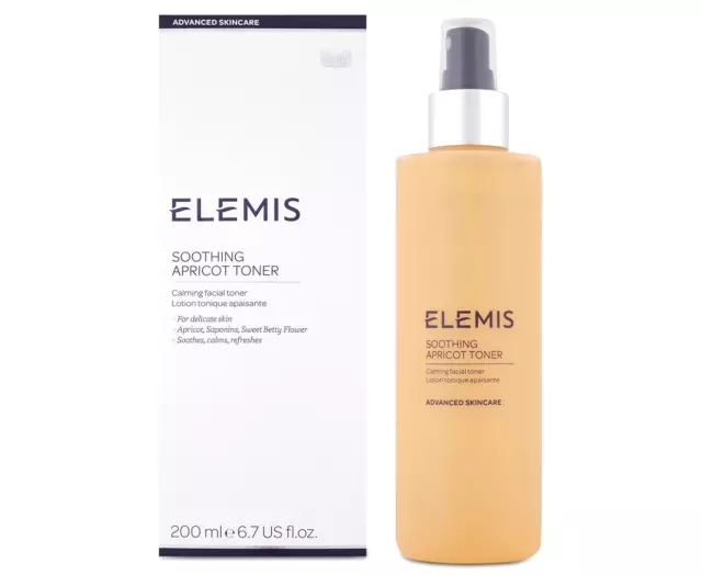 ELEMIS Soothing Apricot Toner 200ml- NEW/BOXED (RRP £29) 21% OFF + FREE P&P