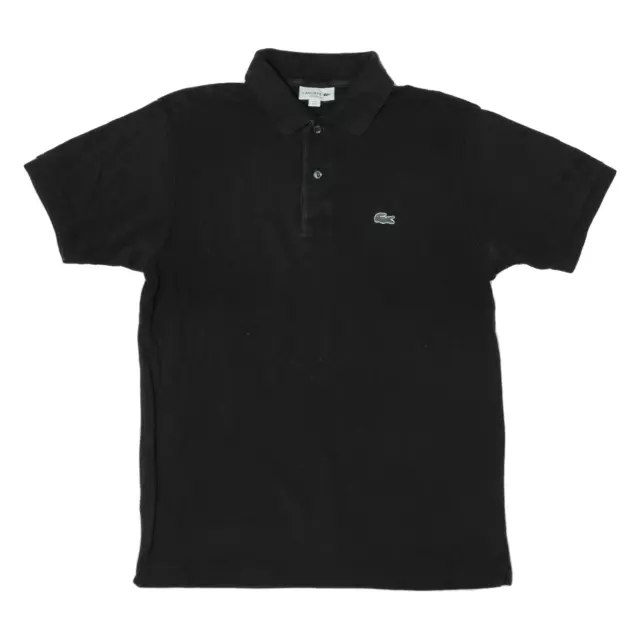 LACOSTE CLASSIC FIT Mens Polo Shirt Black M £22.99 - PicClick UK