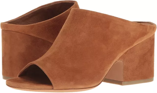 Vince 258903 Womens Petra Suede Mule Solid Cedar Size 6.5 Medium 2