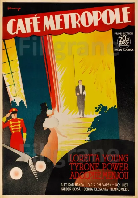 CAFé MéTROPOLE FILM Rrnb - POSTER HQ 80x110cm d'une AFFICHE CINéMA