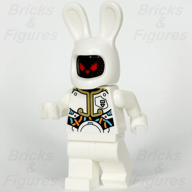 Lego Moon Rabbit LEGO® MONKIE KID Lunar Rabbit Robot Minifigure Evil Angry Happy Face ...