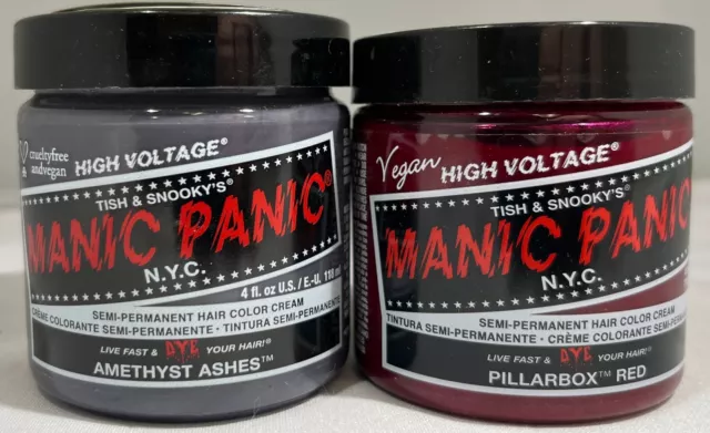 Manic Panic Semi-Permanent Hair Color Cream, 4 oz.