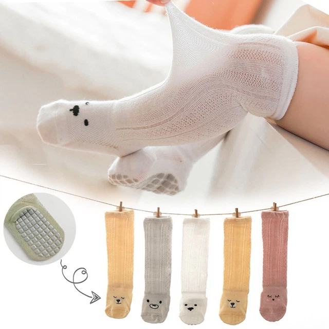 Animale Mesh Calzini di cotone Antiscivolo Ginocchio alto Calzini per bambini