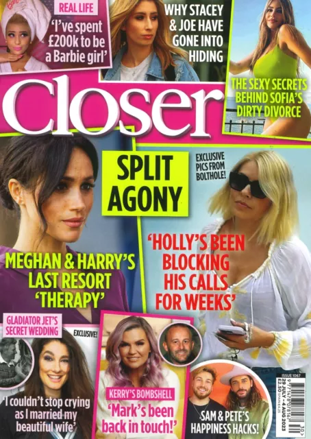 Closer Magazine, Meghan Markle & Harry, Holly Willoughby, Sofia Vergara, 29.7.23