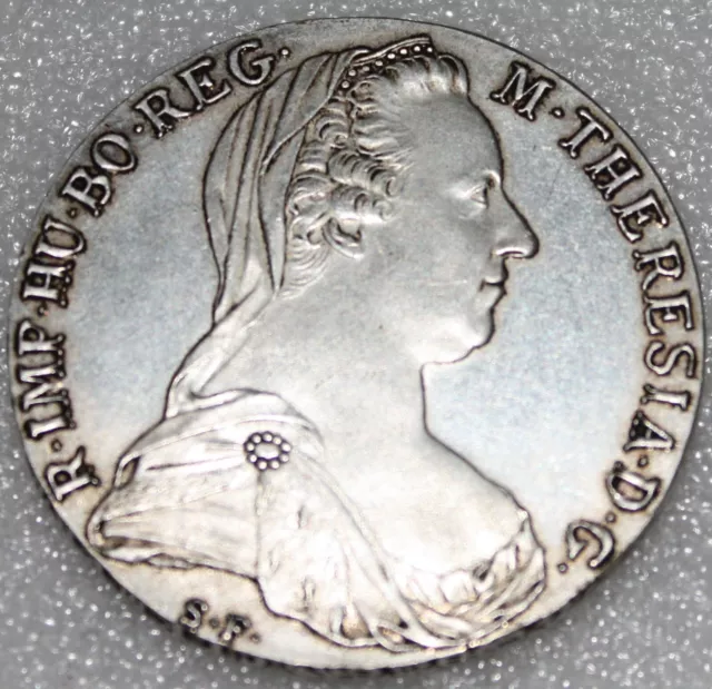 1780 Austria Maria Theresia 1 Thaler Filler Coin