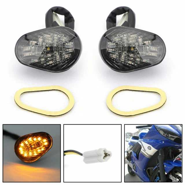 Smoke Clignotants pour Yamaha YZF R6 R6S Flush Mount 2003-2007 E3