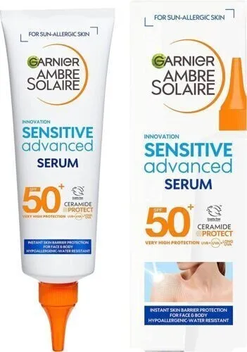 Garnier Ambre Solaire SPF 50+ Sun Protection Serum Face & Body 125ML