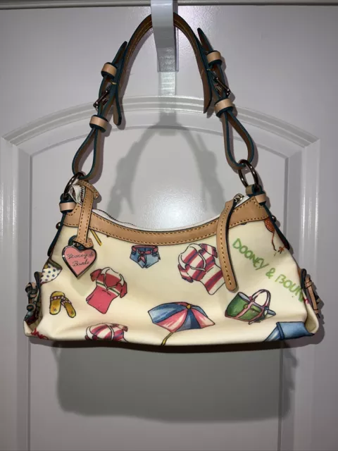 Dooney & Bourke Beach Mini East West  Slouch coated canvas