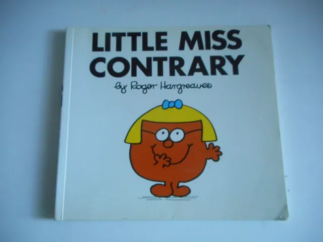 Livret En Anglais Monsieur / Madame - Little Miss Contrary - R. Hargreaves