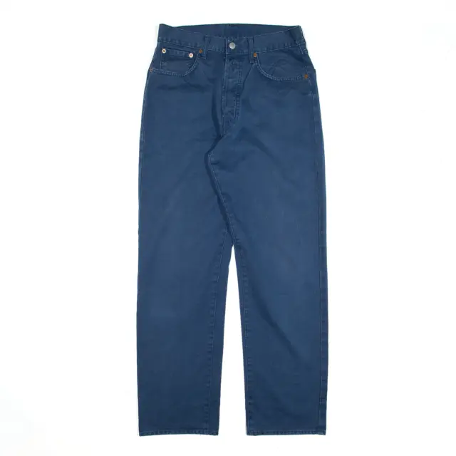 REPLAY pantaloni regolari da uomo dritti blu W28 L30