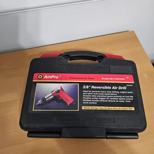 Taladro de aire neumático reversible Ampro 3/8 modelo AR2431