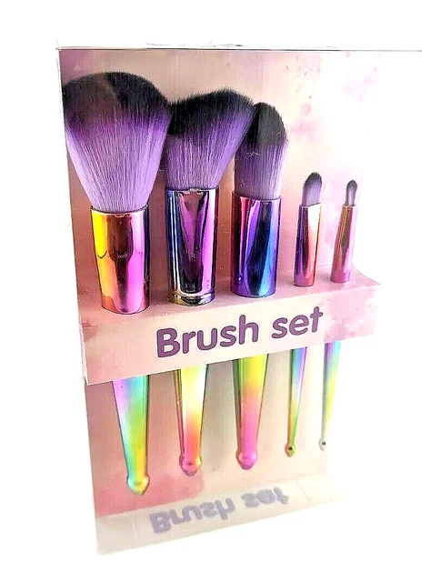 Make Up Pinsel Set 5 teilig Schminkpinsel Kosmetikpinsel Pinsel Brush Set