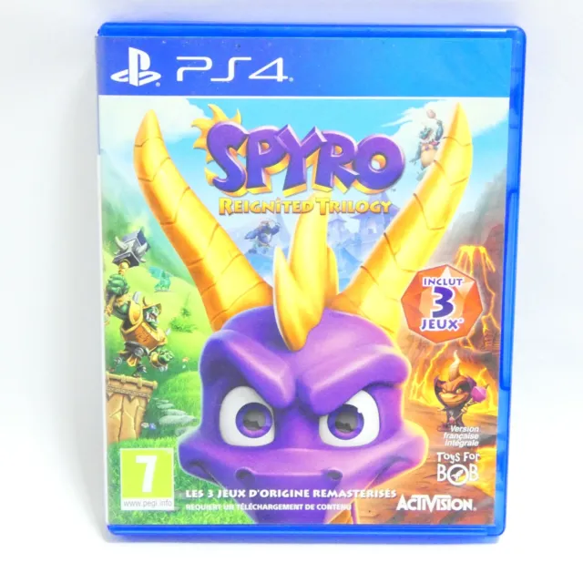 Spyro Trilogie Jeu Playstation 4 Pal Fra Action Avanture Plateformes Console Ps4