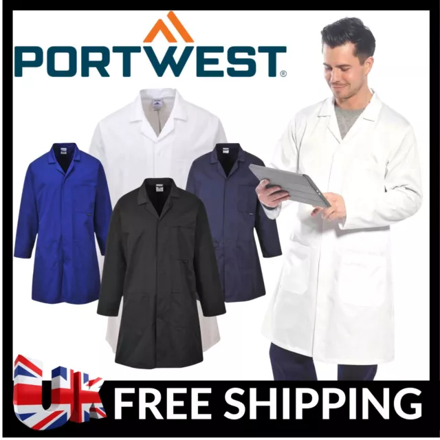 Lab Coat Hygiene Food Industry Warehouse Laboratory Doctors Medical Nursing Coat