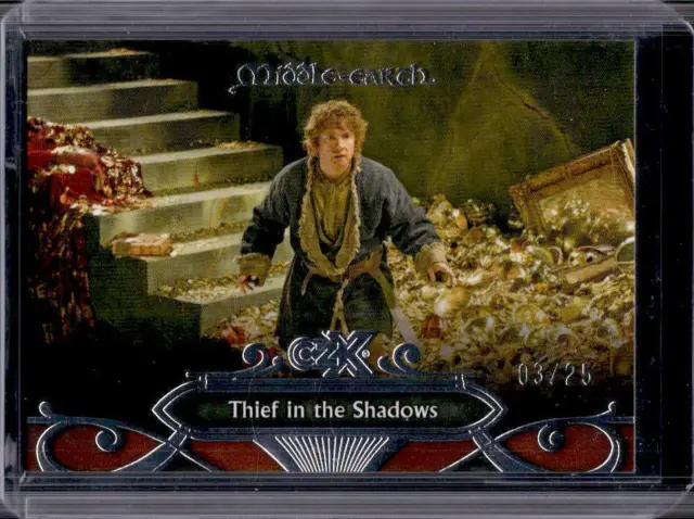 2022 Cryptozoic CZX The Hobbit Middle-Earth Thief in the Shadows Silver #3/25