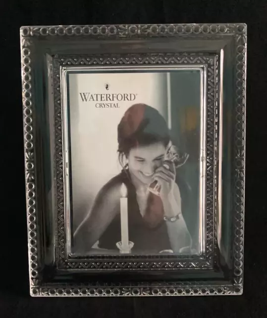 Stunning Large 10.25" x 8.5" Waterford Ardmore Crystal Glass Photo/Picture Frame