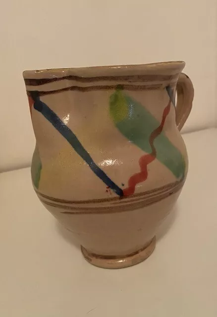 Antica Caraffa panciuta, terracotta ceramica di Vietri sul mare. 2