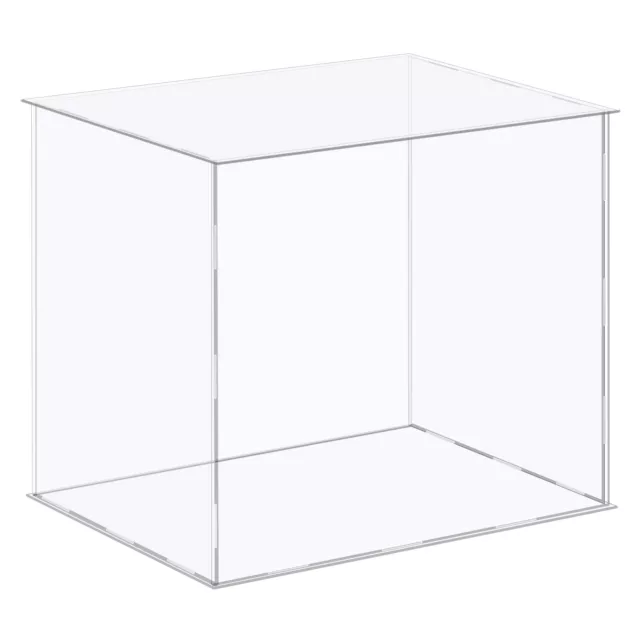 Acrylique Boîte Cube Stockage Assemblage Vitrine 41x31x36cm pour Collection