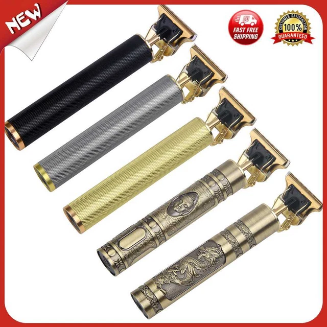 es USB Rechargeable Electric Beard Hair Clipper Engraving Trimmer Cutter Househo