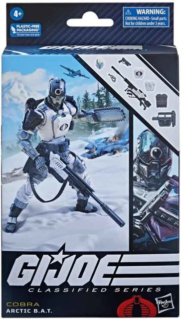 G.I. Joe Classified 6 Inch Action Figure Wave 14 - Cobra Artic B.A.T. IN STOCK!