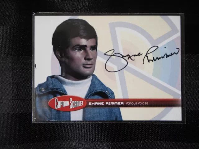 Gerry Anderson Captain Scarlet Shane Rimmer Sr2 Autograph Card