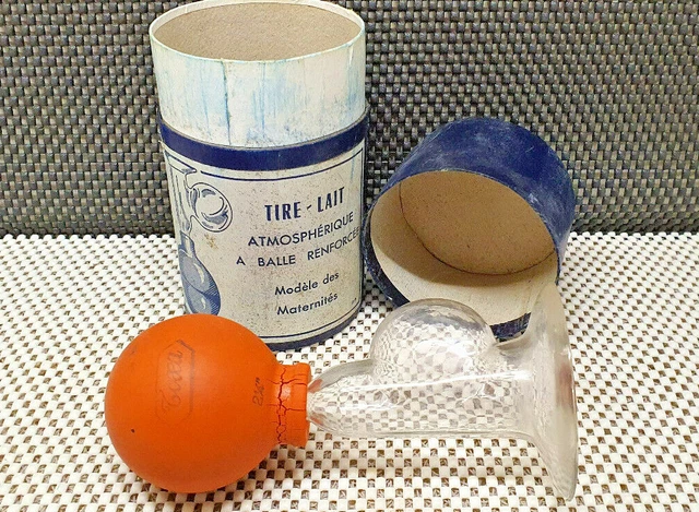 Antik Tire Milch Gläser Saugmotor Ball Verstärkter Dose Ovp Sammlung