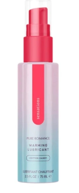 PURE ROMANCE- SENSATIONS Warming Lubricant- Cotton Candy - New and sealed  $21.00