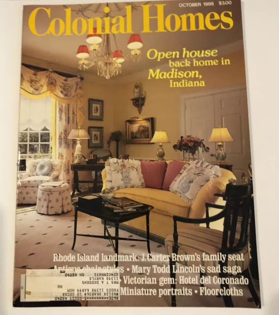 Colonial Homes Magazine October 1988