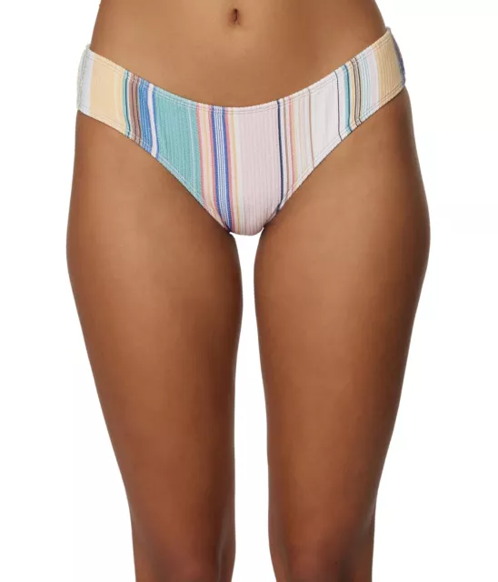 MSRP $40 Oneill Womens Swim Baja Stripe Matira Cheeky Bikini Bottom Size XS