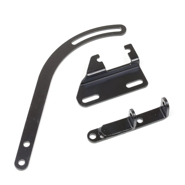 Small Block Chevy Black SWP Alternator Bracket SBC 283 327 350 Short Water Pump Small Block Chevy Black SWP Alternator Bracket SBC 283 327 350 Short Water Pump