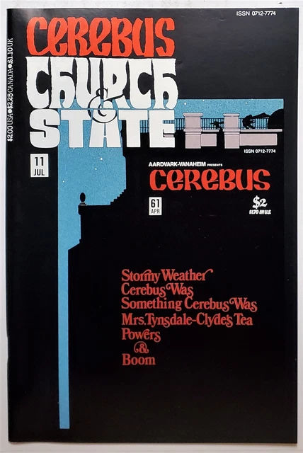 Cerebus: Church & State #11 (July 1991, Aardvark-Vanaheim) FN/VF