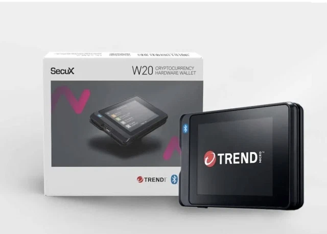 NIB - Most Secure Crypto Hardware Wallet w/Bluetooth, Large Touchscreen