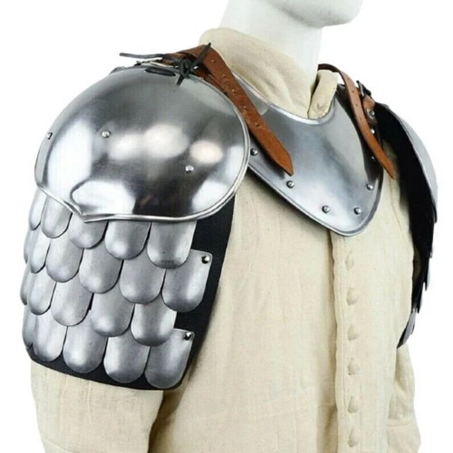 Épaulettes Médiévales En Similicuir - Réglables (85-125 Cm) - Pour Cosplay, Halloween, Jeu De Rôle