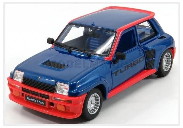 1/43 NOREV Renault R5 Turbo 3E 100% électrique Bleu Rouge 2023 – Miniature Neuve