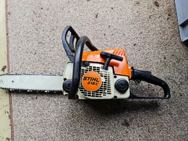 Verkaufe gebrauchte Stihl 018C motorsäge