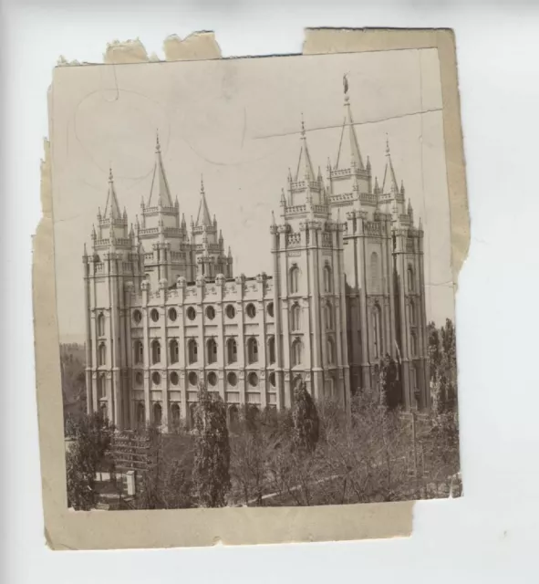 C1930  Photo Mormon Church Salt Lake City Utah - Latter Day Sints - Vintage