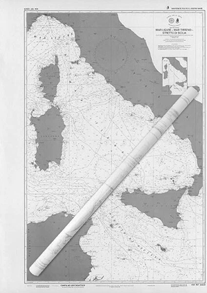 Carte Nautiche IIM 5/D AR - 2 Pezzi Da Canale Di Piombino A Promontorio Argentario - Foto 4