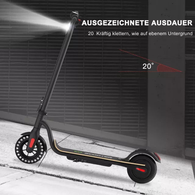 Megawheels E-Scooter Max 25km/h Elektro Scooter mit Scheibenbremse Elektroroller 3