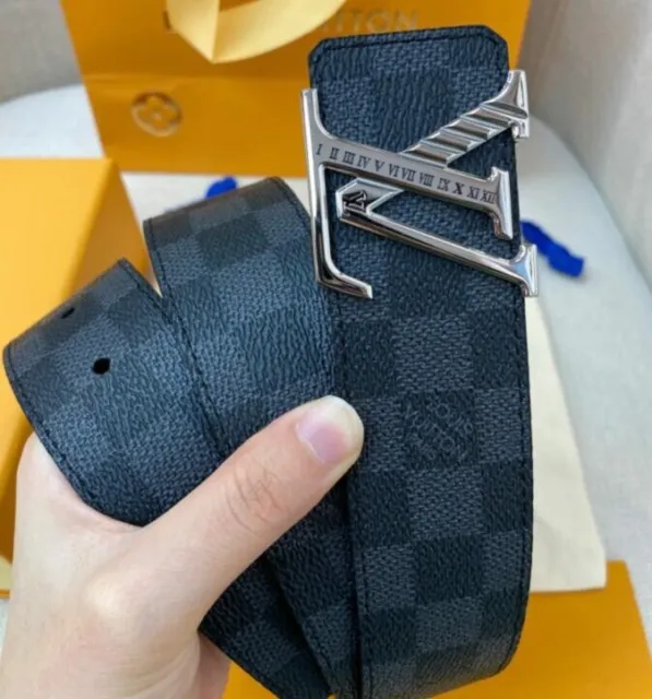 Louis Vuitton, Accessories, Louis Vuitton Lv Initiales 4mm Reversible  Belt Authentic M982