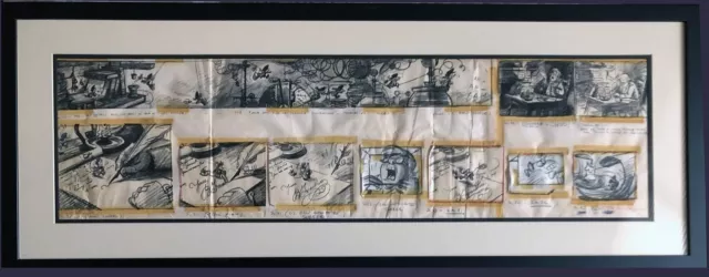 Disney Original Production Storyboards by Bill Peet from Ben and Me 1953.