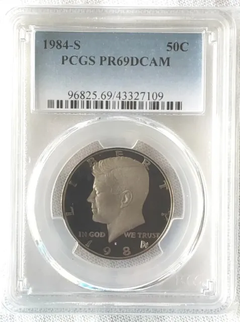 1984-S Kennedy Half Dollar PCGS PR69 DCAM Very Nice 50c U.S. Coin