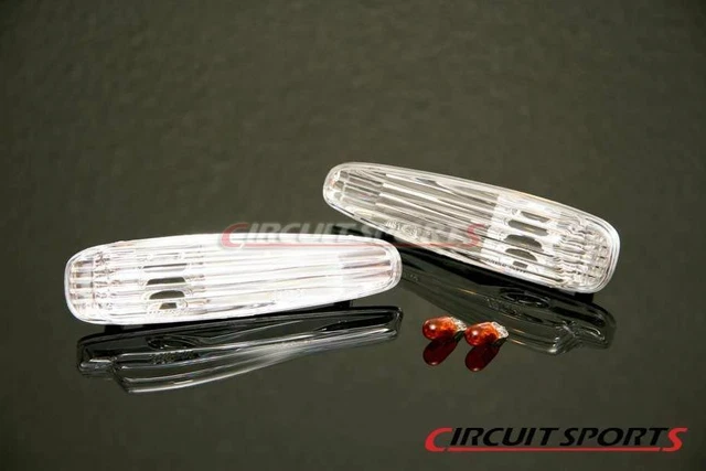 Circuit Sports Clear Side Marker set for 95-98 Nissan S14 Silvia Bumper Circuit Sports Clear Side Marker set for 95-98 Nissan S14 Silvia Bumper