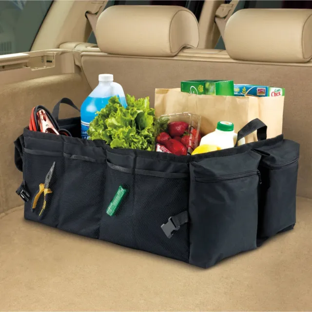 Gearnormous Trunk and Cargo Organizer Black 25in x 15in x 10in