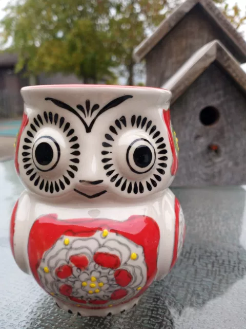 Yokohama Studio Royal Owl Coffee Mug 3d Embossed Hand Painted Original Label